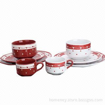 Cup and Saucer, New Bone China Material